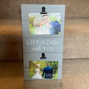 Life Is Better With You Unique Photo Stand by New View Gifts